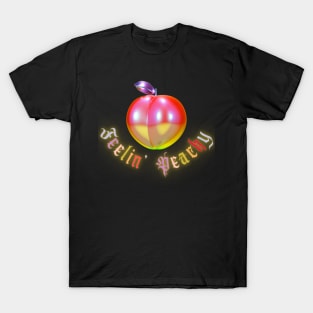 Feelin Peachy Y2k design T-Shirt